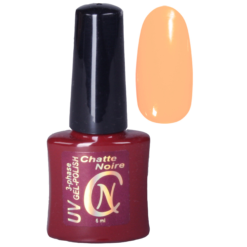 Изображение товара CHATTE NOIRE Гель-лак для ногтей Red 1061 бежево-коралловый 6 мл