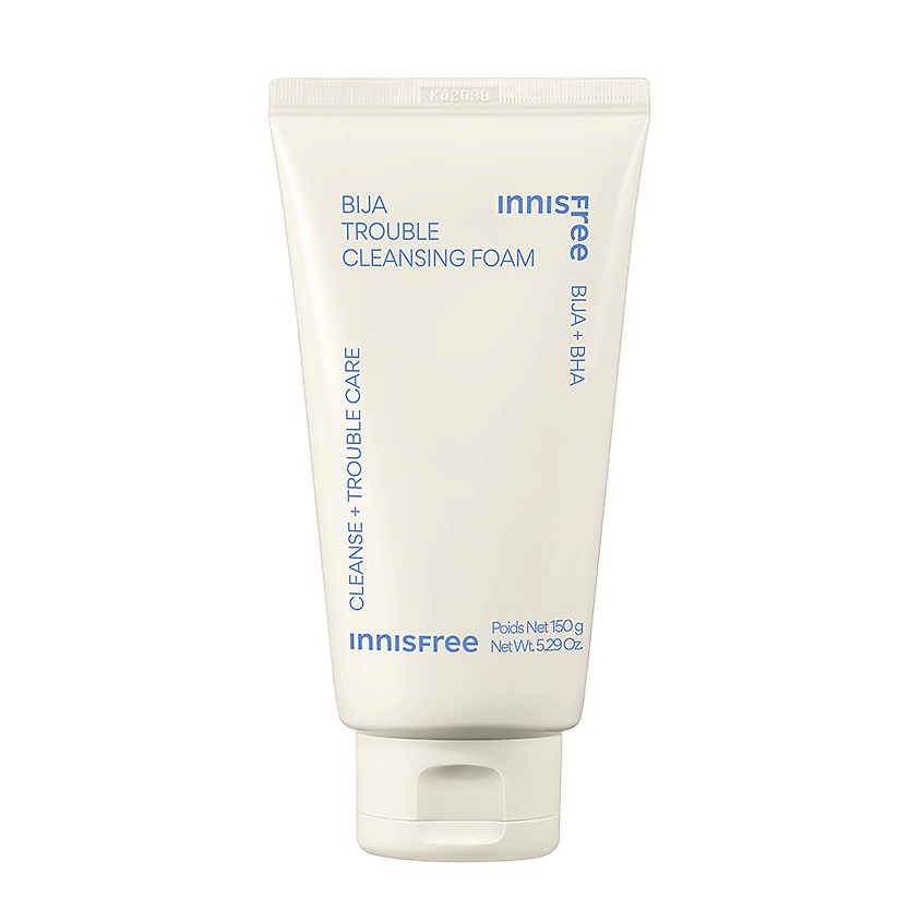 Изображение товара INNISFREE Освежающая пенка для умывания с маслом семян торреи и BHA кислотами для проблемной кожи Bija, 150 г