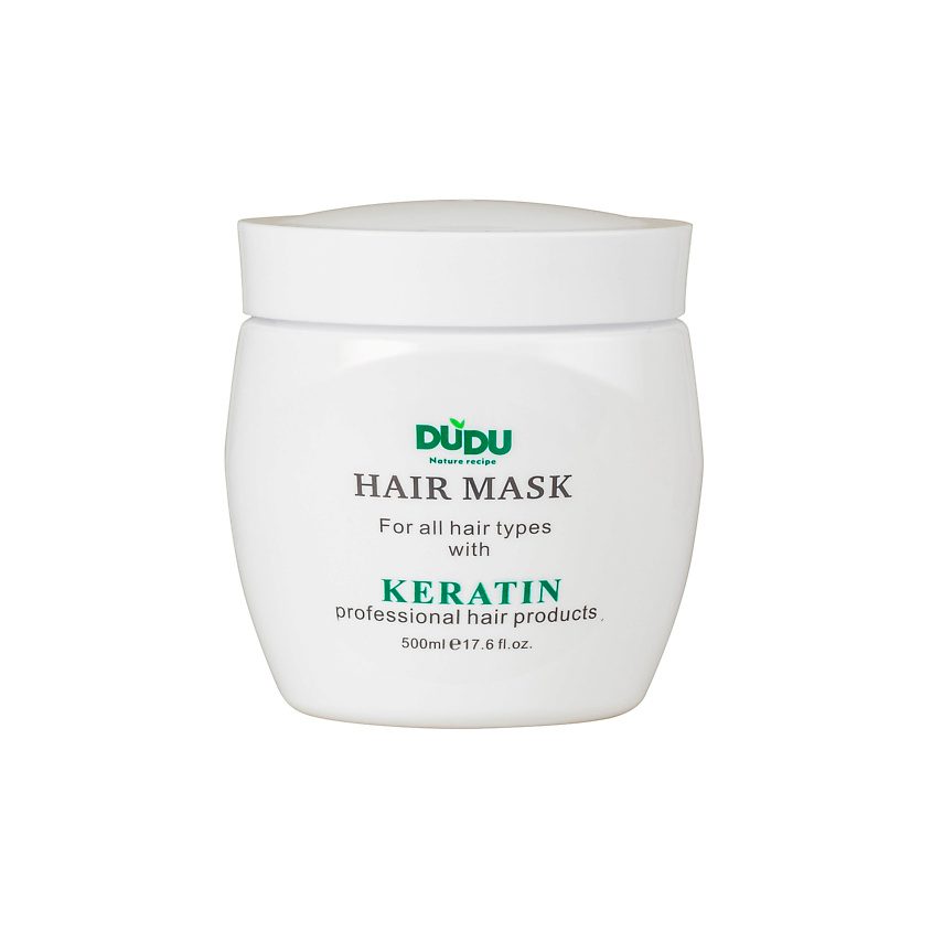 Изображение товара DUDU Маска для волос "Keratin" с кератином, 500 мл