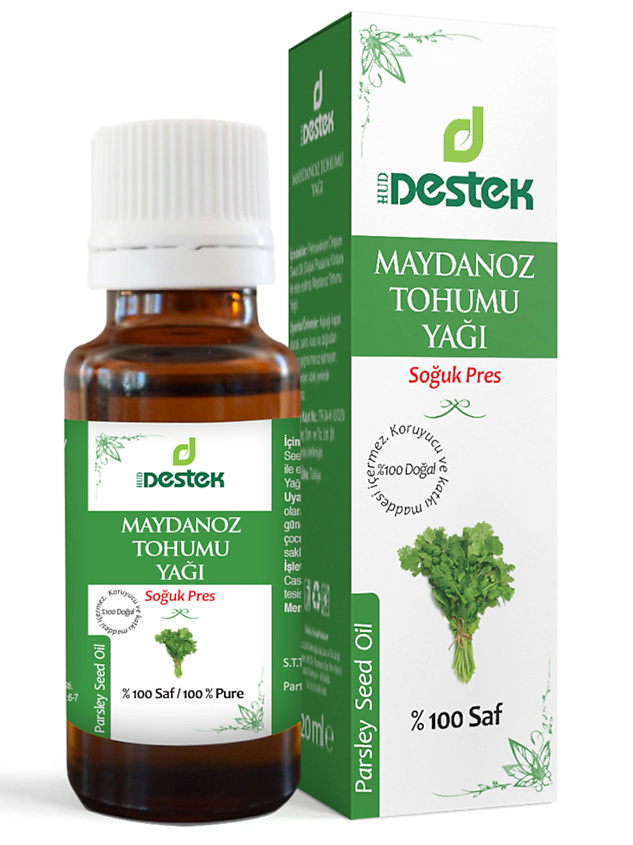 Изображение товара DESTEK Косметическое масло петрушки для лица, для глаз, питание, увлажнение, 20 мл