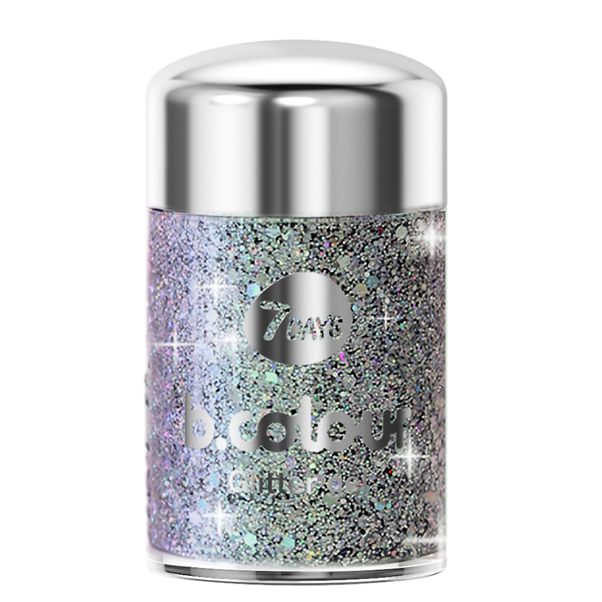 Изображение товара 7DAYS Глиттер для глаз лица губ DARK SIDE, цвет: 04 BEAUTY POISON, 10 г