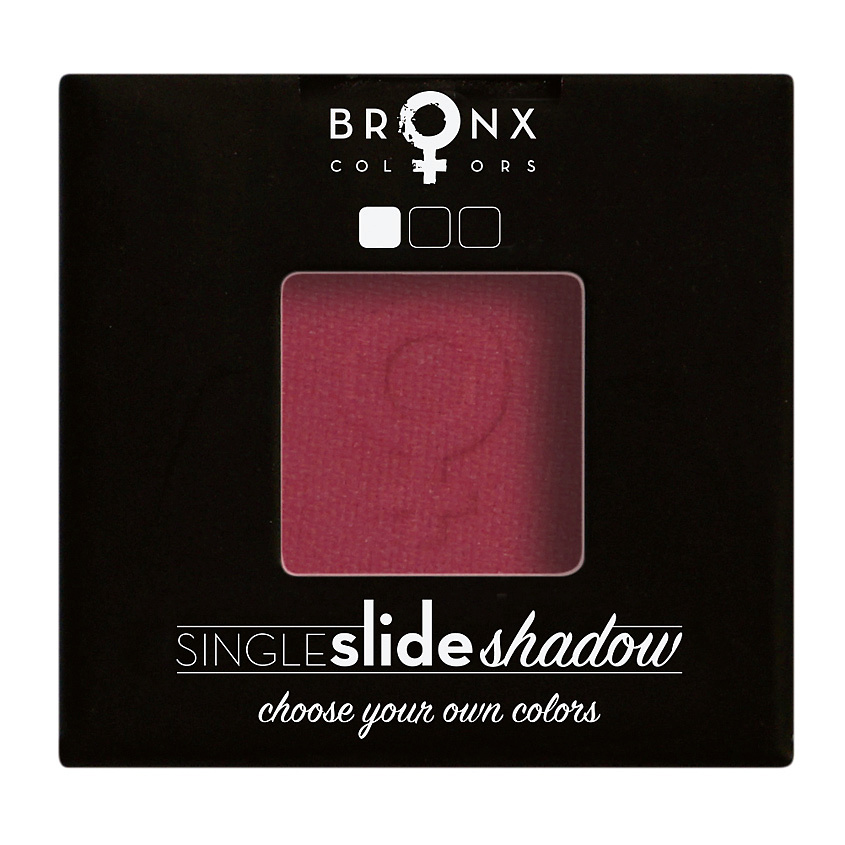 Изображение товара Тени для век BRONX COLORS Single Slide Shadow BURGUNDY 2 г женские креативный макияж