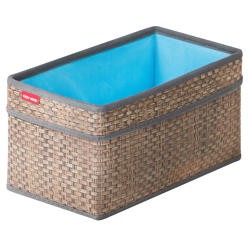 Изображение товара Корзина для хранения с ручками ВА-022 коричневая 28х15х15см CASY HOME