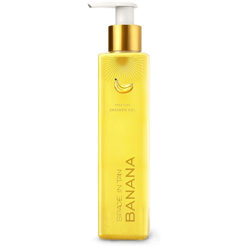 Изображение товара SPACE IN TAN Гель для душа с ароматом Banana без SLES, 200 мл
