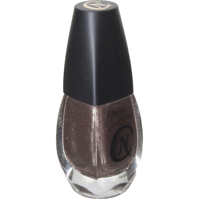 Изображение товара Лак для ногтей CHATTE NOIRE Искрящийся перламутр тон 755 коричневый 15 мл
