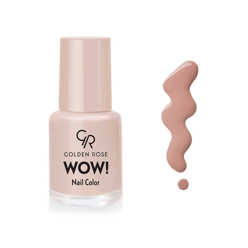 Изображение товара Golden Rose WOW! Nail Color Clear No95 - прозрачный лак для ногтей с ярким глянцем
