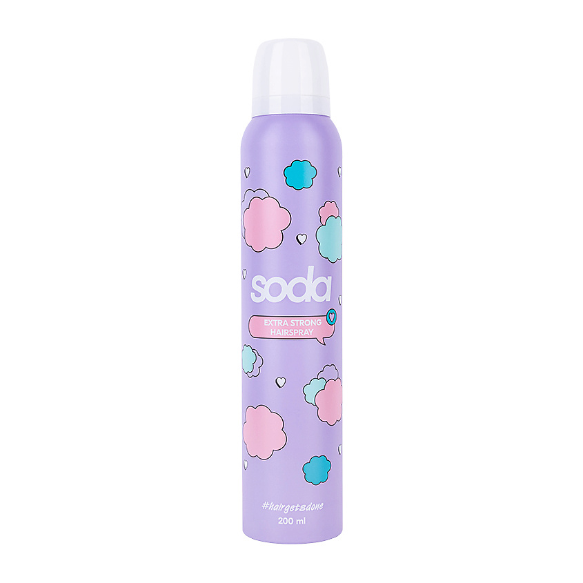 Изображение товара SODA Лак для волос экстрасильной фиксации Extra Strong Hairspray #hairgetsdone, 200 мл