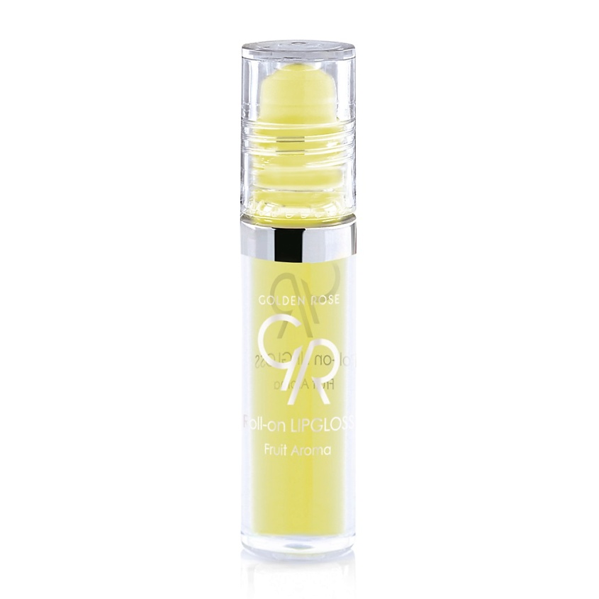 Изображение товара GOLDEN ROSE Блеск для губ Fruit Roll On Lipgloss, Lemon