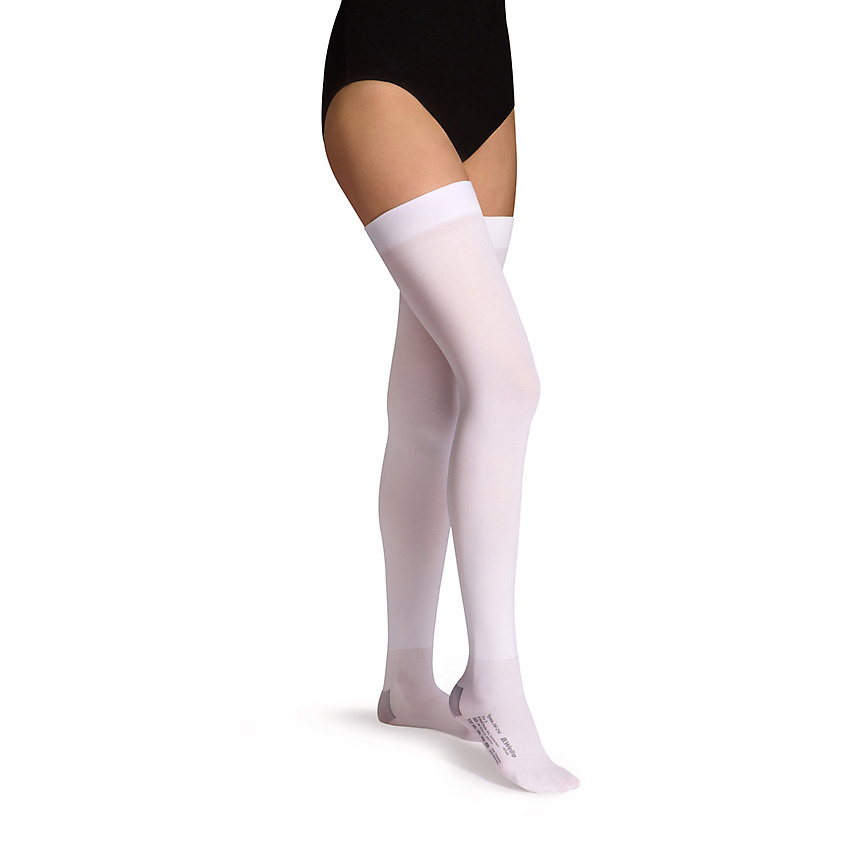 Изображение товара Чулки противоэмболические B.WELL JW-216 белые размер 4