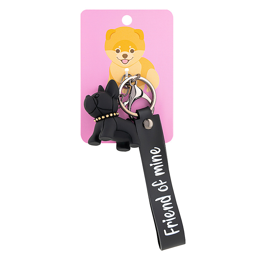 Изображение товара FRIEND OF MINE Брелок DOG BLACK #FOM_imyourgift, 1 шт.