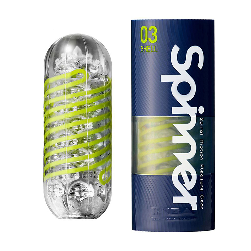 Изображение товара TENGA SPINNER Мастурбатор Tetra, цвет: Зеленый