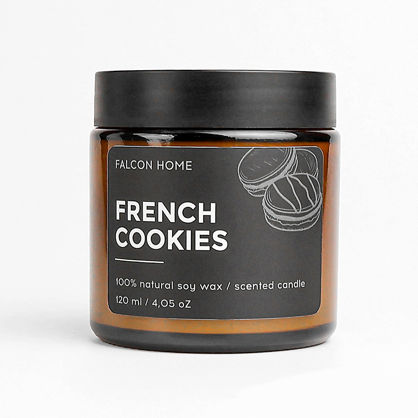 Изображение товара FALCON HOME Ароматическая свеча "Французское печенье", 1шт