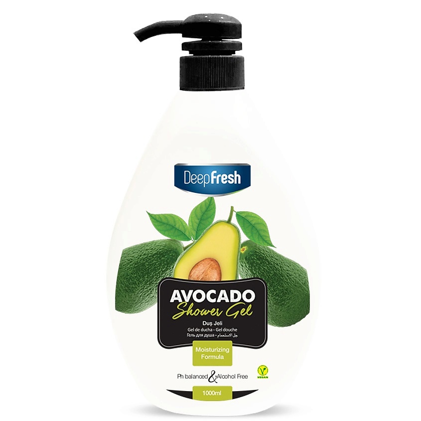 Изображение товара ДЕEP FRESH Гель для душа Avocado 1000 мл натуральный уход и антивозрастной эффект