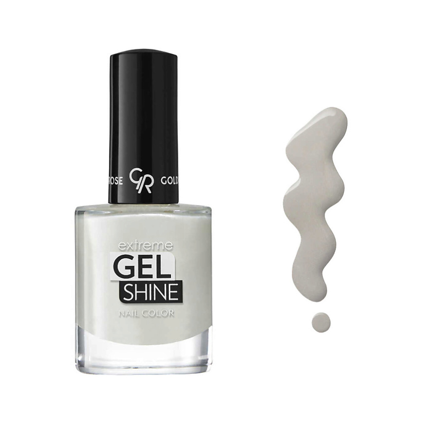 Изображение товара Гель-лак GOLDEN ROSE Extreme Gel Shine №01 с глиттером, гламурный дизайн ногтей