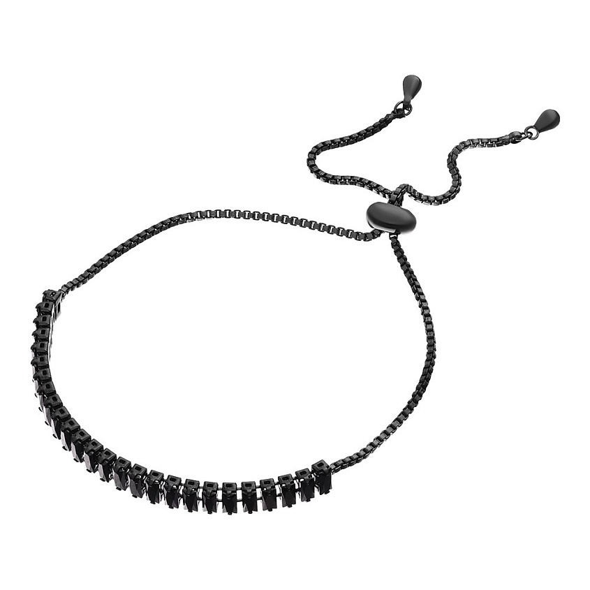 Изображение товара Черный регулируемый браслет с кристаллами для женщин UVI JEWELLERY