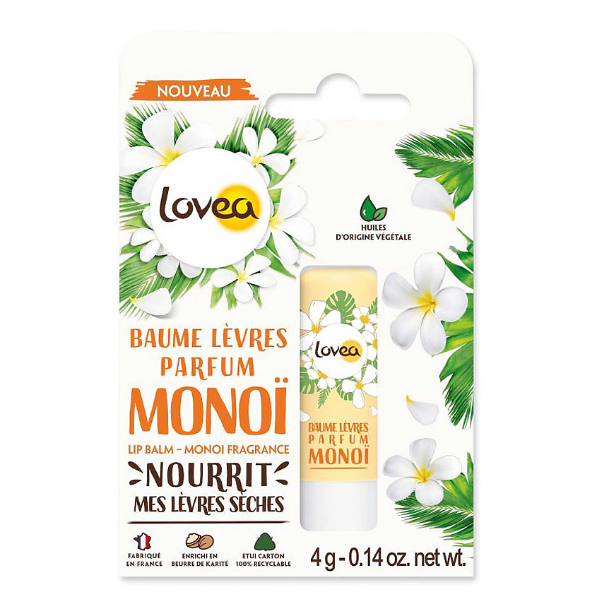 Изображение товара LOVEA Бальзам для губ с ароматом Моной, 4 г