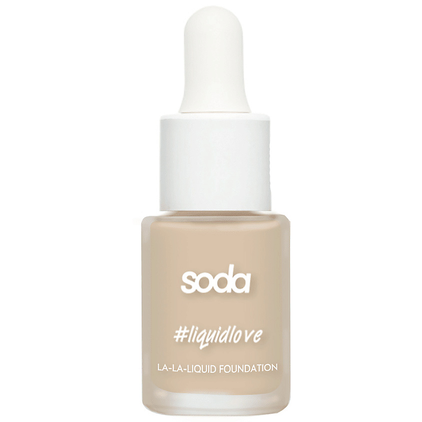 Изображение товара SODA LA-LA-LIQUID FOUNDATION #liquidlove ТОНАЛЬНАЯ ОСНОВА-ФЛЮИД, 105 HONEY BUNCH, 12 г