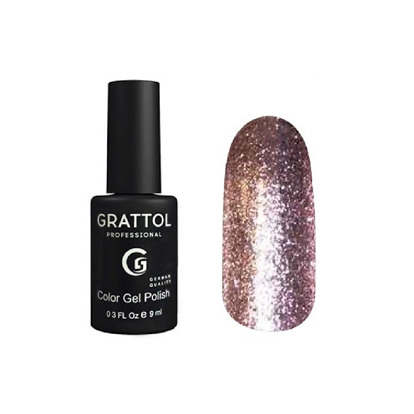 Изображение товара GRATTOL Гель-лак с микро слюдой Вегас, Vegas06, 9 цвет