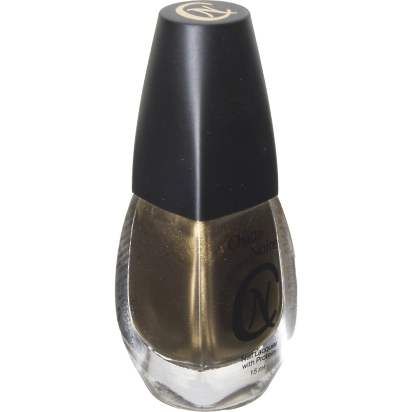 Изображение товара CHATTE NOIRE Лак для ногтей Перламутр Dark 128 темное золото 15 мл