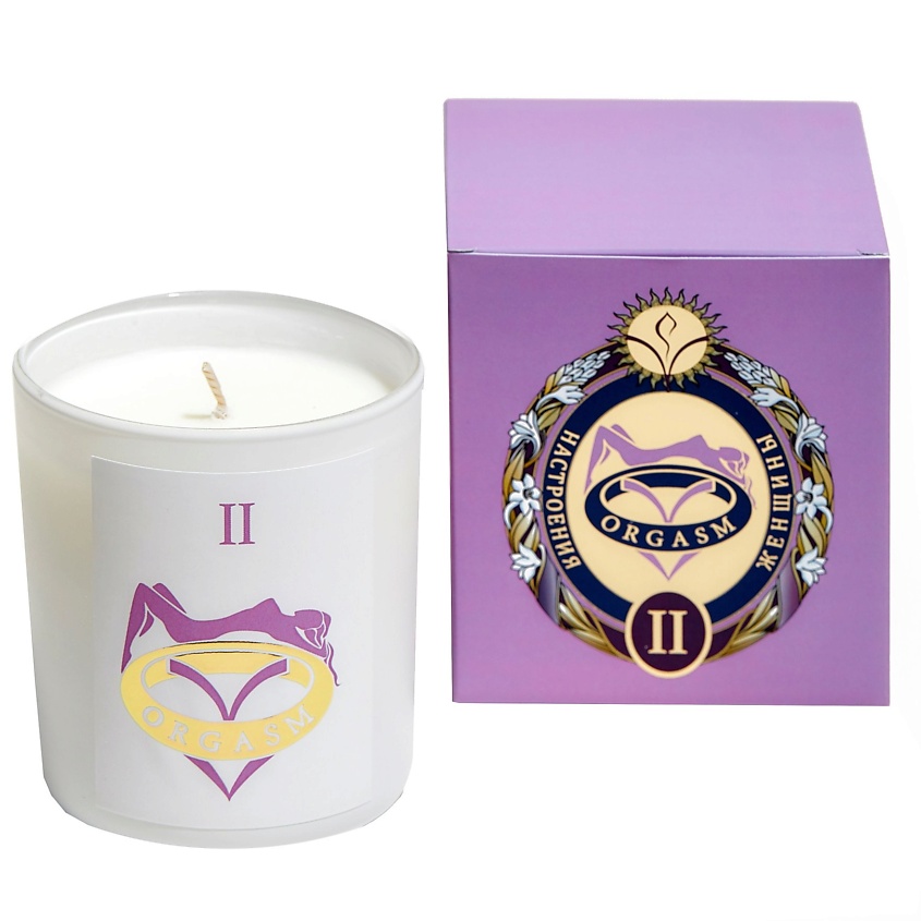 Изображение товара Ароматическая свеча для настроения женщиной "Orgazm" 180 мл коллекция VLADISLAVA PARFUM