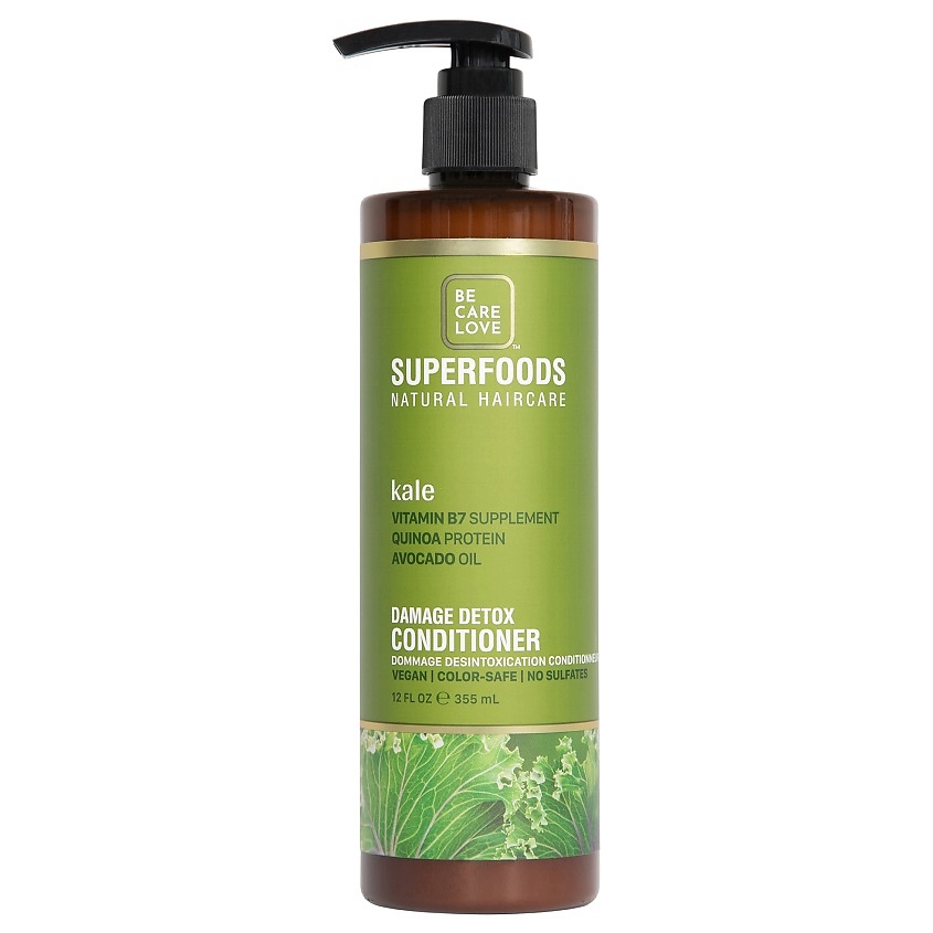 Изображение товара Кондиционер для поврежденных волос Superfoods BE CARE LOVE 355 мл натуральный уход