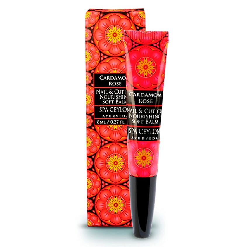 Изображение товара SPA CEYLON Смягчающий бальзам для ногтей и кутикулы "РОЗА И КАРДАМОН", 8 мл