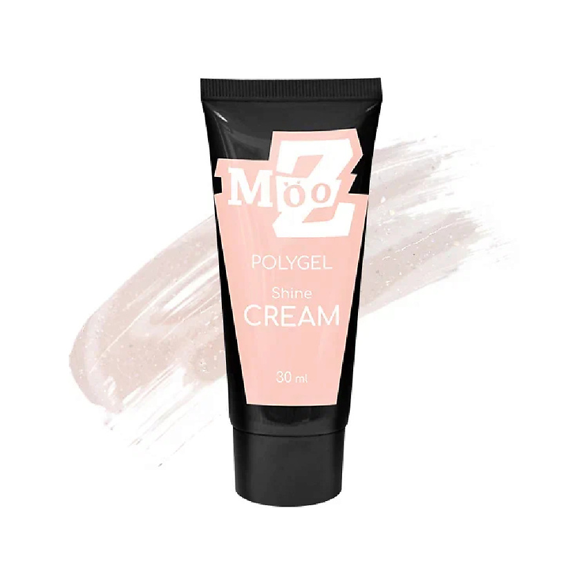 Изображение товара MOOZ Гель для наращивания ногтей Polygel, Shine Cream, 30 цвет