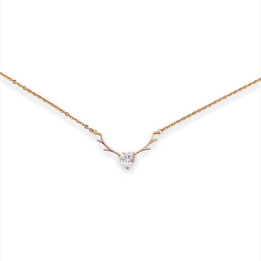 Изображение товара FOROSTINA.K Колье Олененок, золотой