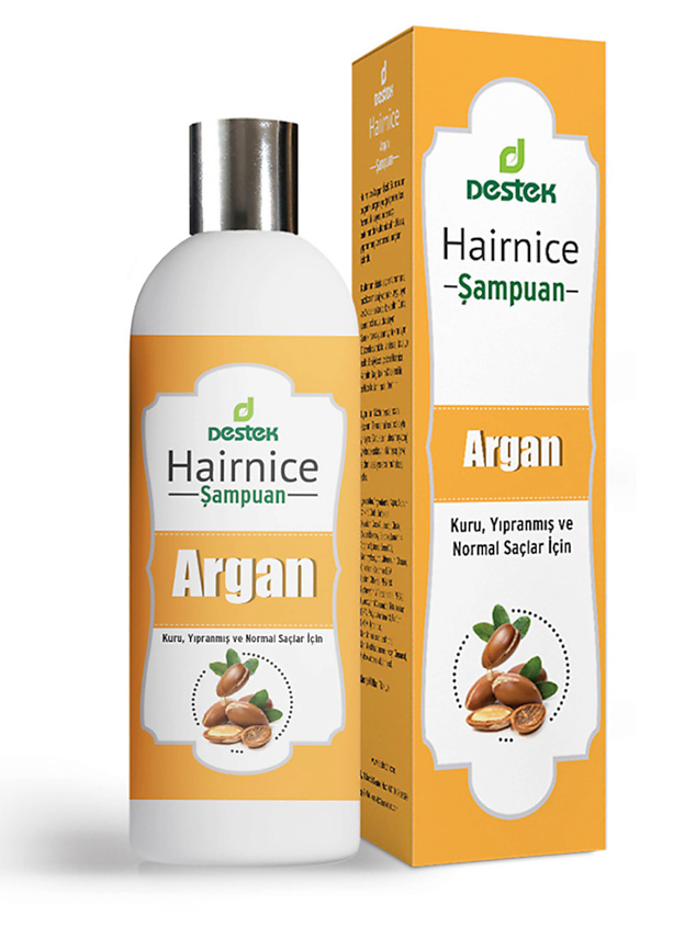 Изображение товара DESTEK Шампунь с аргановым маслом,востанавливающий для сухих, поврежденных, светлых,окрашенных волос, 330