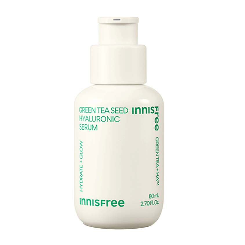 Изображение товара INNISFREE Увлажняющая сыворотка с экстрактом семян зеленого чая и гиалуроновой кислотой для сияния кожи Green Tea, 80 мл