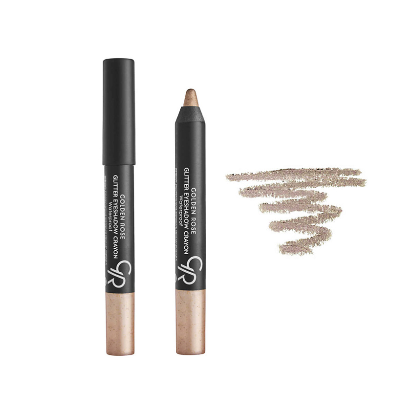 Изображение товара GOLDEN ROSE Тени-карандаш GLITTER EYESHADOW CRAYON WATERPROOF, №57