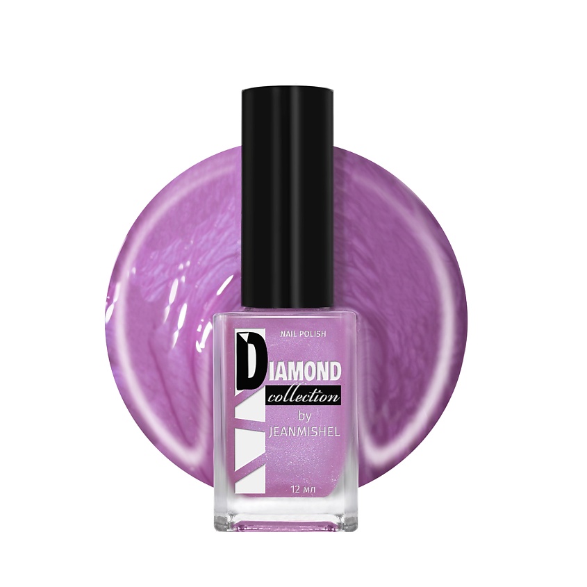 Изображение товара Перламутровый лак для ногтей JEANMISHEL DIAMOND сиреневый 12мл