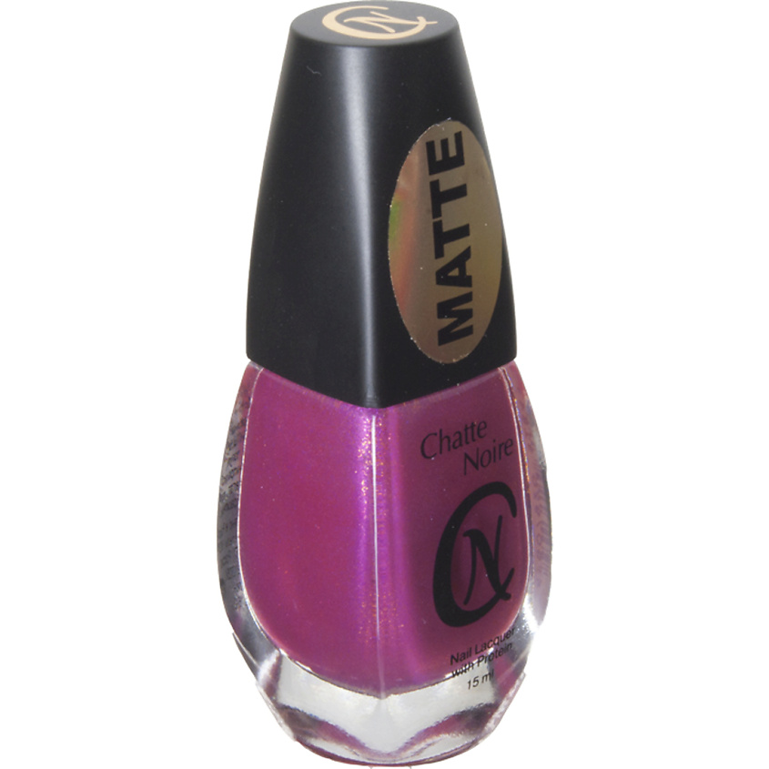 Изображение товара CHATTE NOIRE Лак для ногтей Матовый перламутровый 845 ярко-сиреневый
