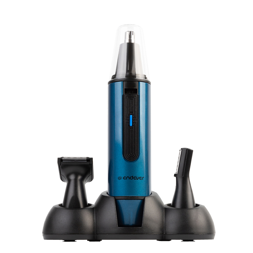 Изображение товара ENDEVER Триммер Sven-990 для усов, бороды, носа и ушей, 3 насадки, Синий