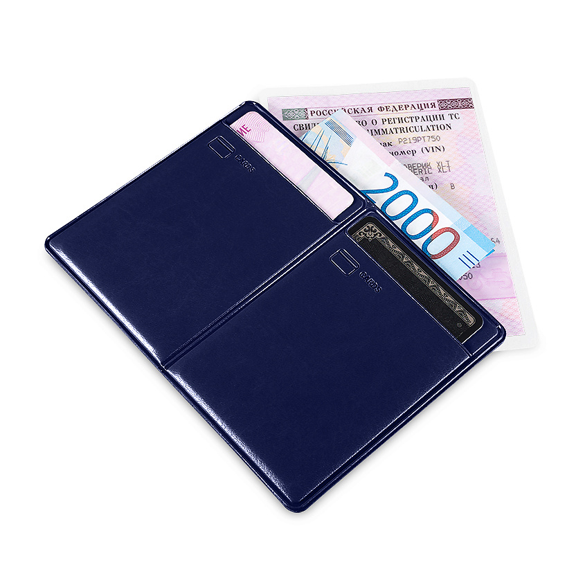 Изображение товара Обложка для автодокументов FLEXPOCKET с отделением для купюр и ОСАГО, женская