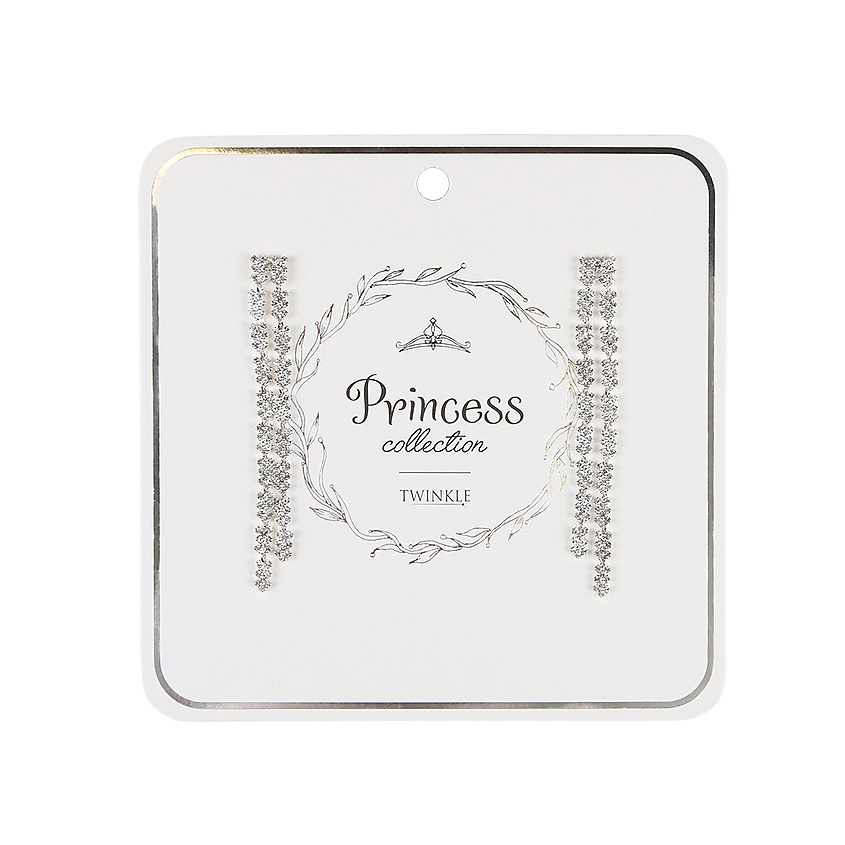 Изображение товара TWINKLE PRINCESS COLLECTION Серьги Double Line, 1 шт.