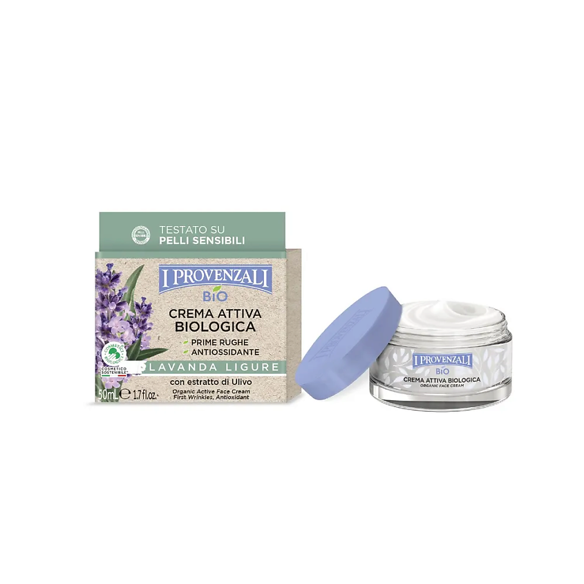 Изображение товара I PROVENZALI Увлажняющий крем для лица от первых морщин Лигурийская лаванда, 1 шт.