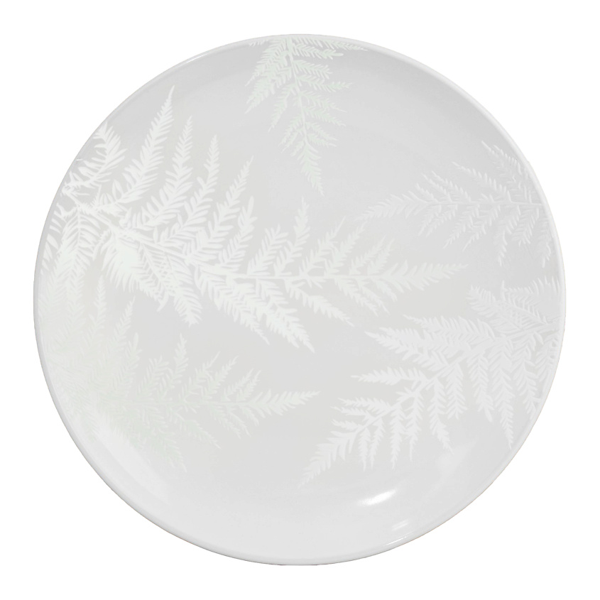 Изображение товара DOLCE CERAMO Тарелка керамическая «Папоротник», 1 шт.