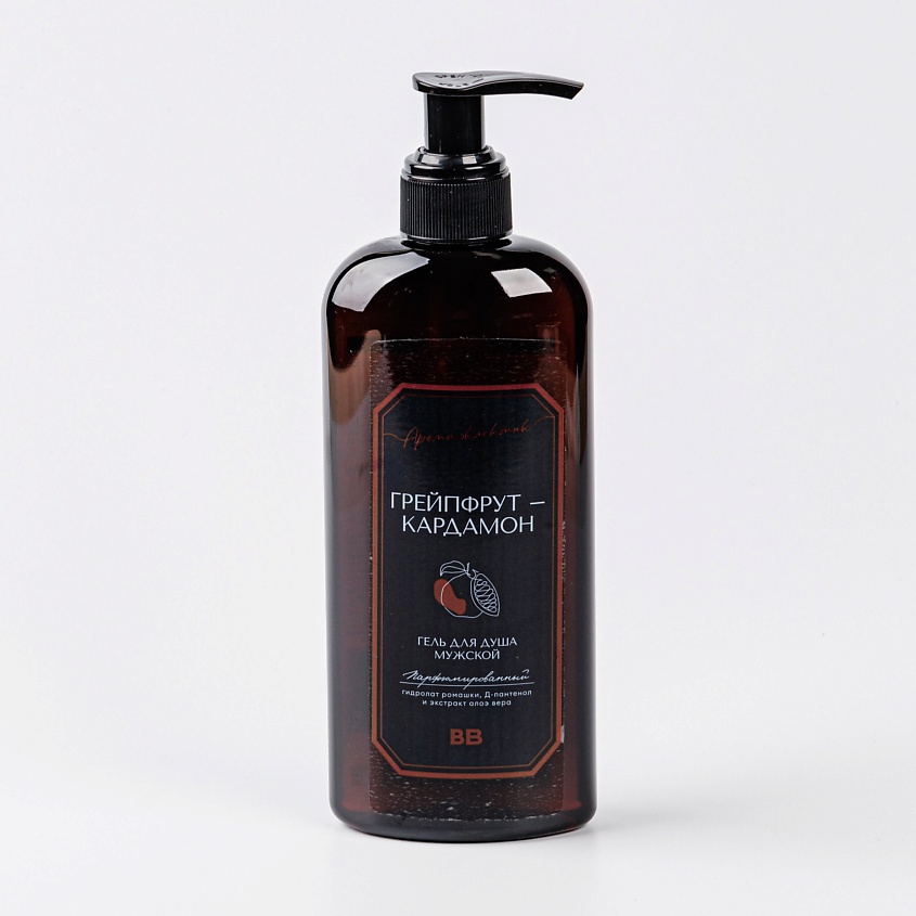 Изображение товара ВКУСВИЛЛ Гель для душа мужской парфюмированный «Грейпфрут-кардамон», 1 шт.
