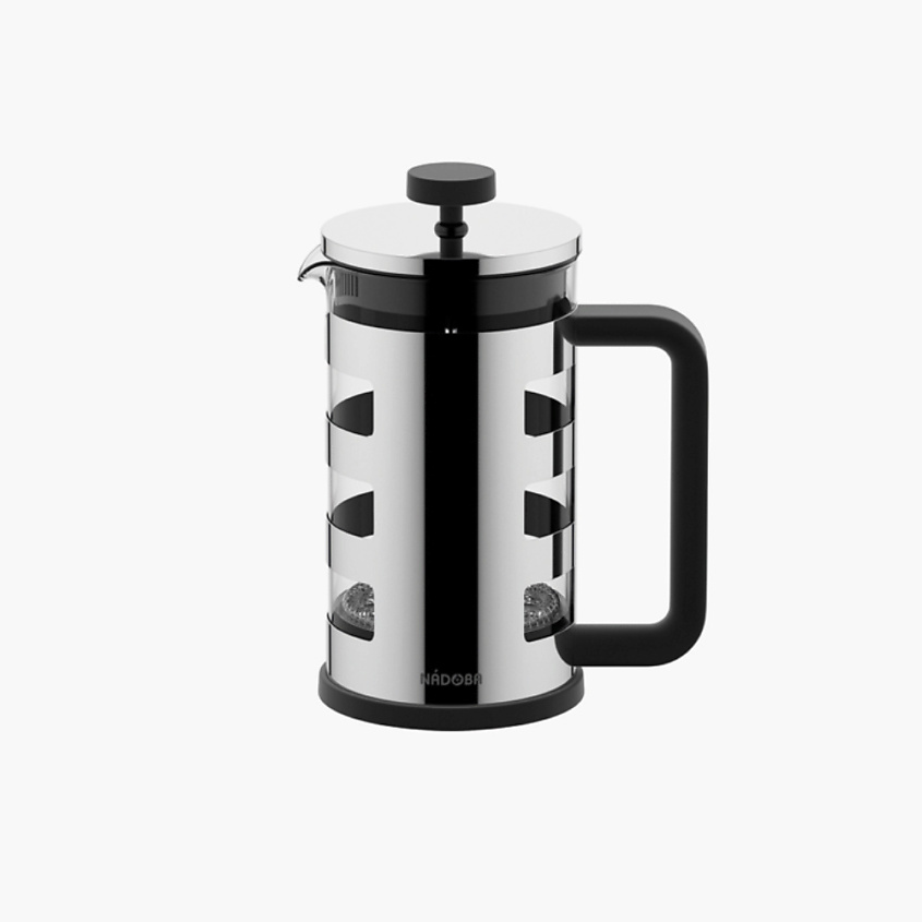 Изображение товара Френч-пресс NADOBA KRYSTOF 1000 мл жаропрочное стекло нержавеющая сталь
