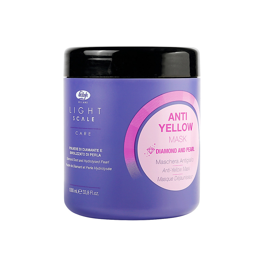 Изображение товара LISAP Маска для осветленных, мелированных и седых волос, 1000 мл