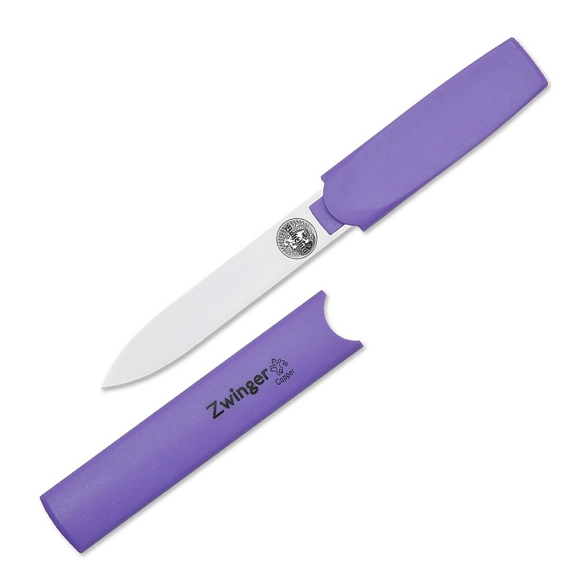 Изображение товара ZWINGER Пилка для ногтей стеклянная в пластиковом футляре, 128мм, Фиолетовый