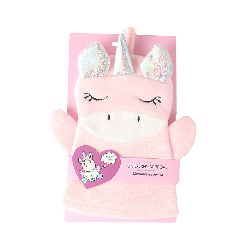 Изображение товара Мочалка-варежка Unicorns Approve для взрослых 1 шт нежное очищение