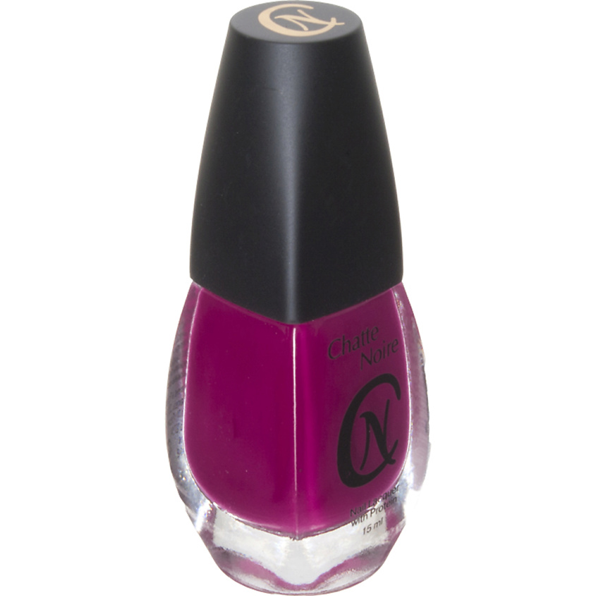 Изображение товара CHATTE NOIRE Лак для ногтей Неон сиреневый 15 мл быстро сохнущий без ацетона
