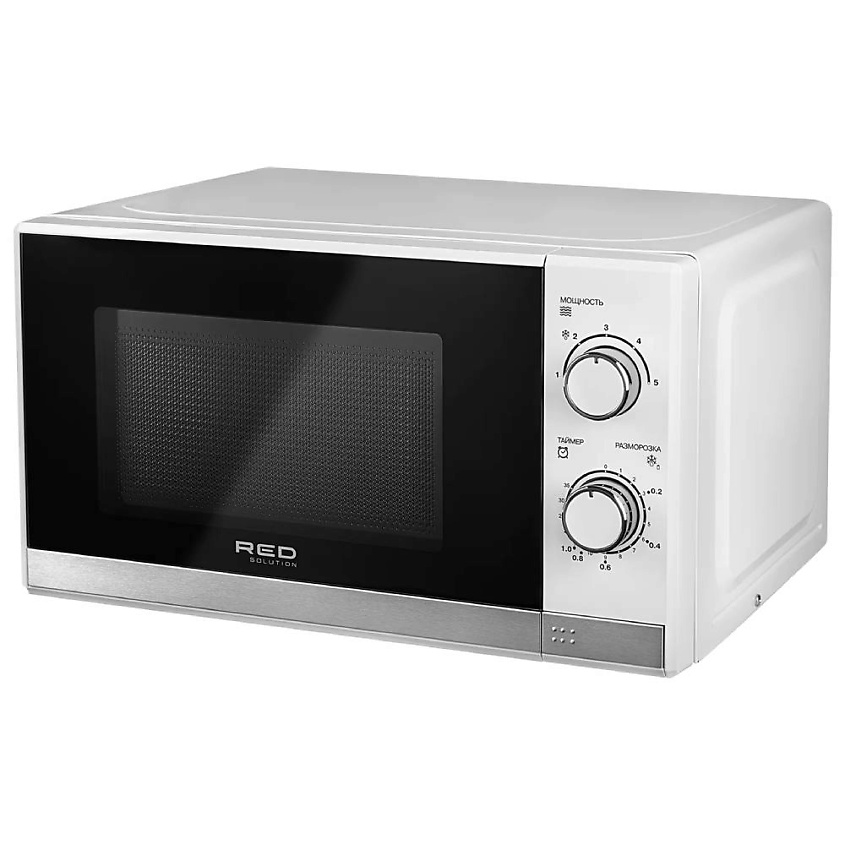 Изображение товара Микроволновая печь RED SOLUTION RM-2010 1050 Вт белая с функциями размораживания и приложением