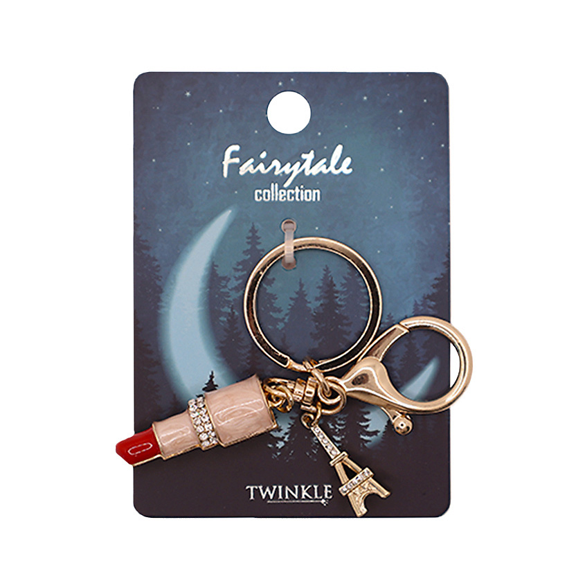 Изображение товара Брелок TWINKLE Lipstick из коллекции TWINKLE Fairytale - яркий и волшебный аксессуар