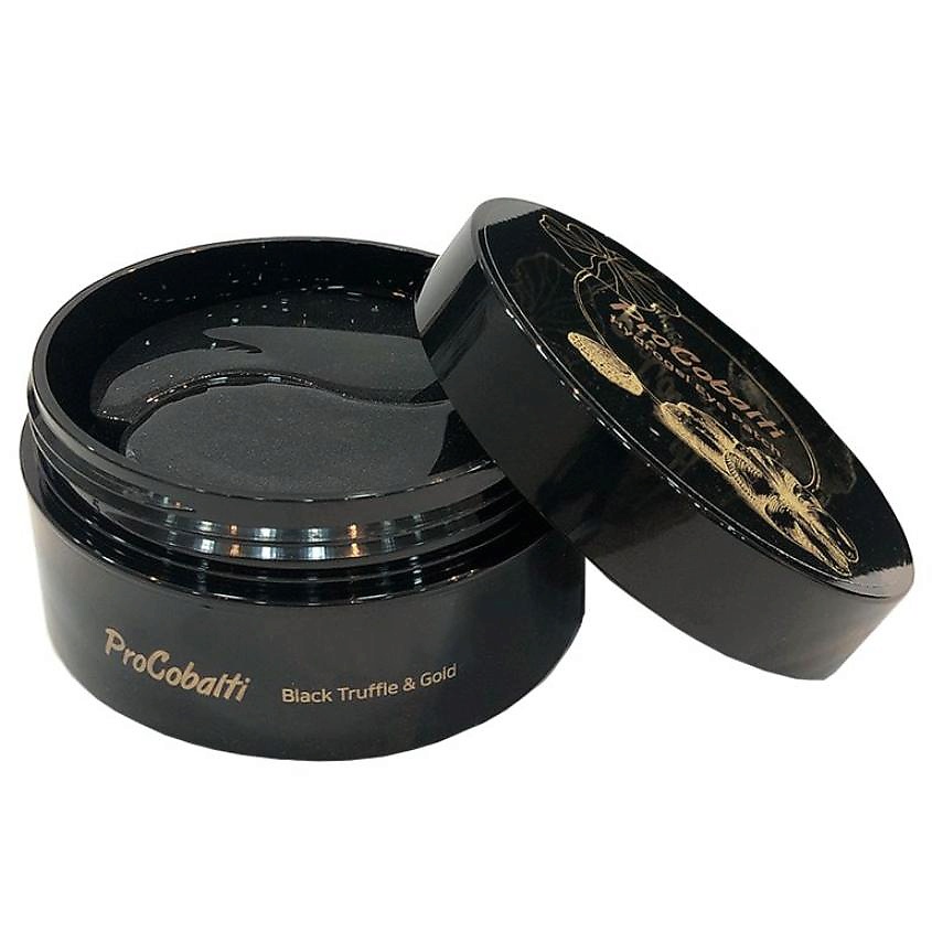 Изображение товара PROCOBALTI Гидрогелевые патчи для области вокруг глаз с черным трюфелем и золотом, Черный