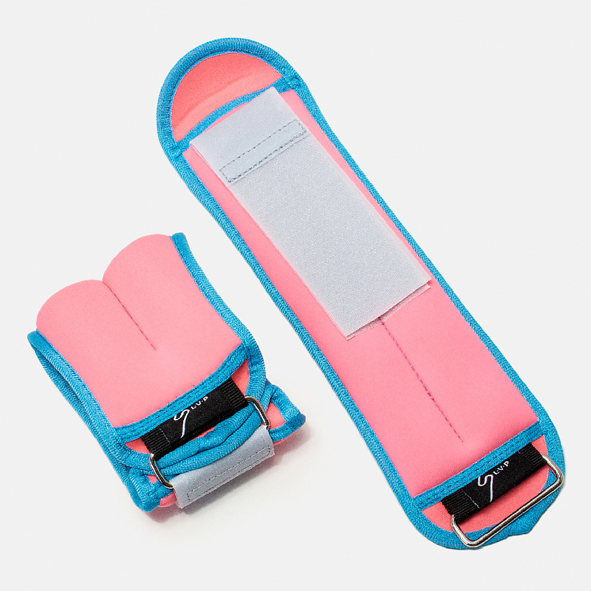 Изображение товара L-V-P Набор утяжелителей для рук и ног S, цвет: Розовый, 2 цвет