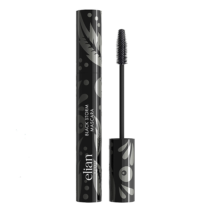 Изображение товара ELIAN Black Storm Mascara подкручивающая тушь для ресниц 01 Black