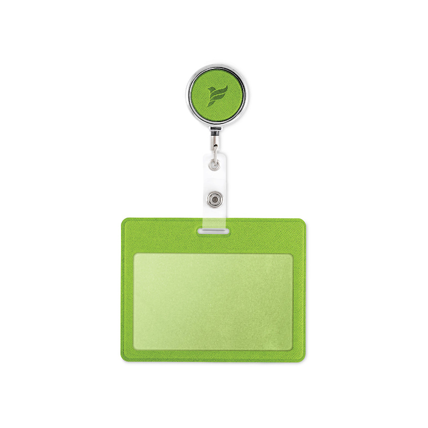 Изображение товара FLEXPOCKET Карман для пропуска или бейджа из экокожи с рулеткой